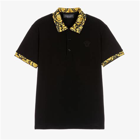 young versace polo shirts|Versace boys shirts.